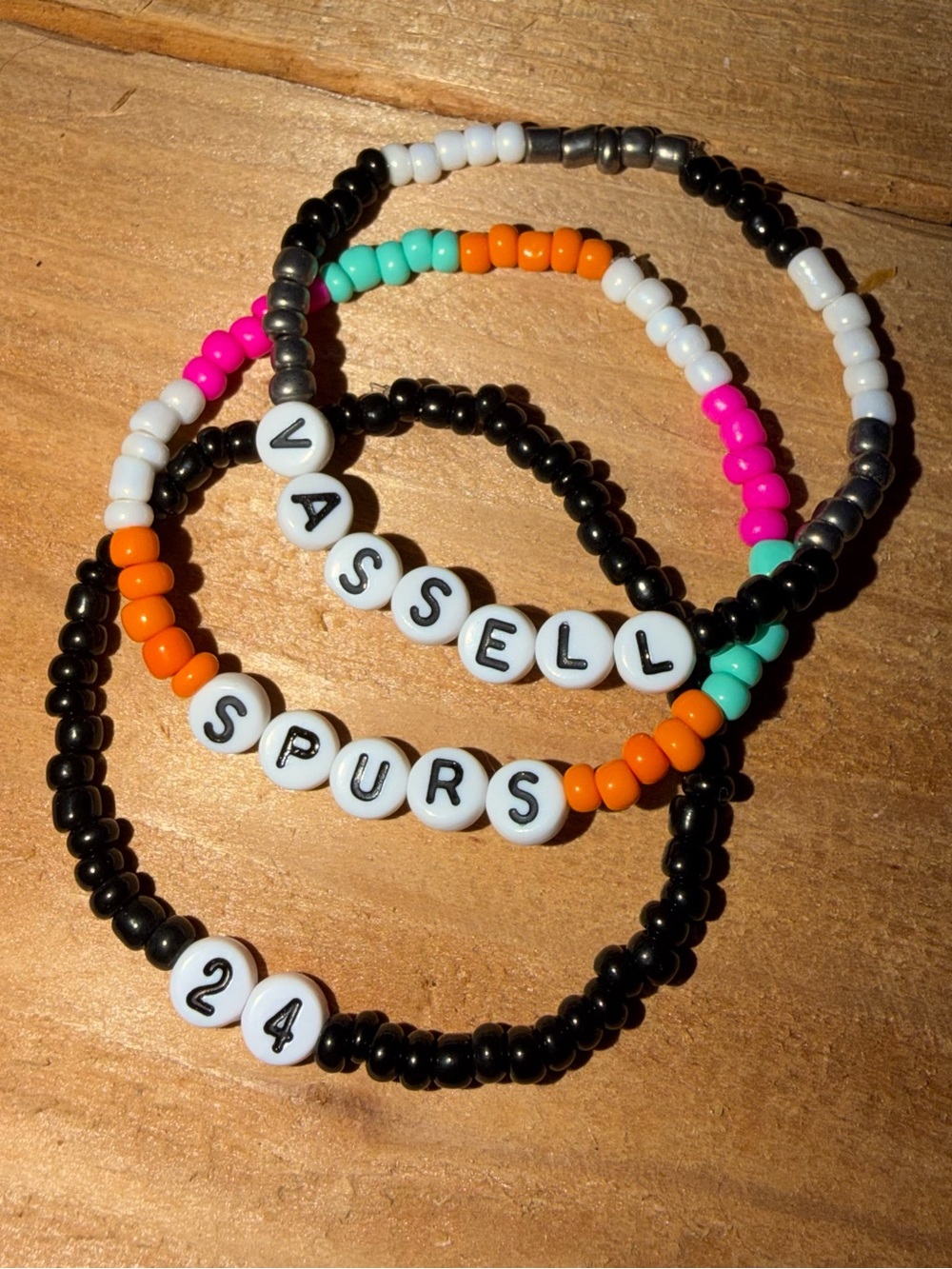San Antonio Spurs Devin “Vassell” Bracelet set of 3 #24